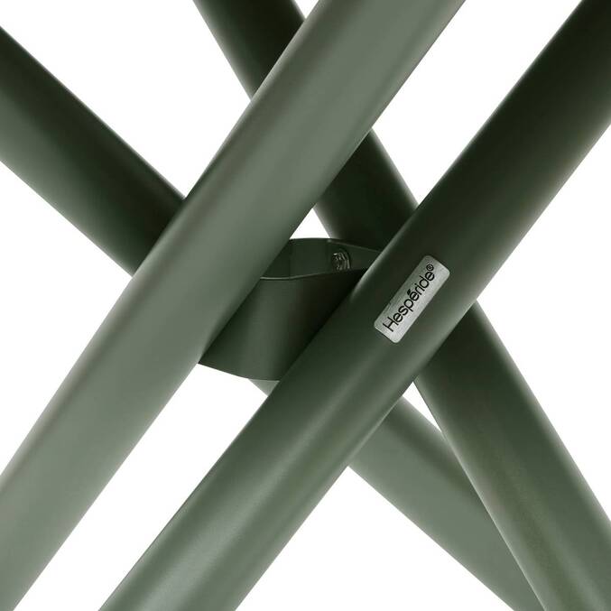 Table de jardin ronde NEBULLIA Vert laurier