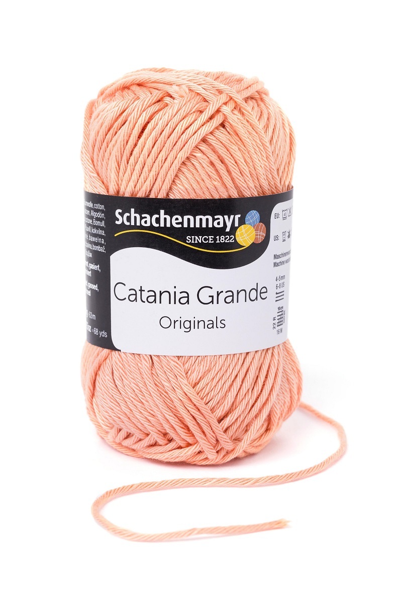 Handstrickgarn CATANIA GRANDE - aprikose - 50g