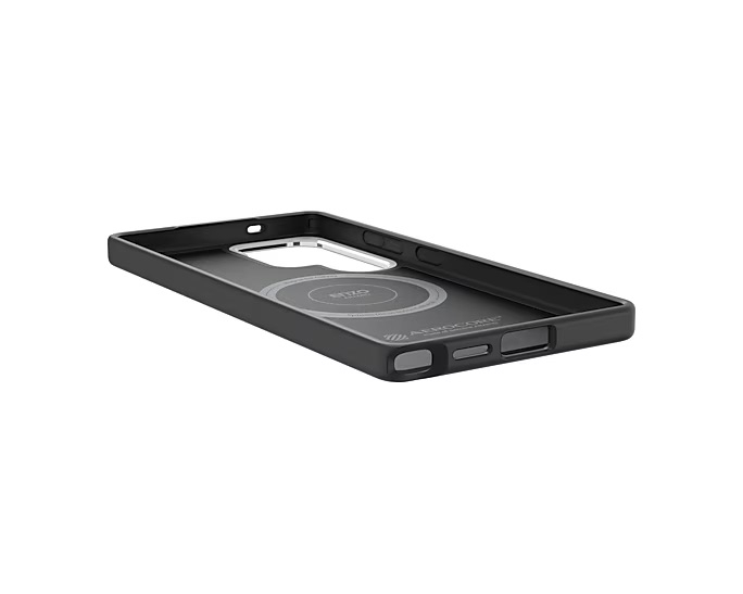 Samsung Galaxy S25 Ultra Enzo Aramid Schutzhülle MagSafe-Modul (GP-FPS938PGABW) - Schwarz