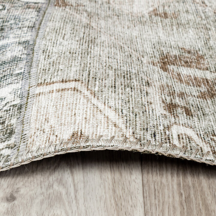 Patchwork vloerkleed - Lago Grijs | Hoge kwaliteit