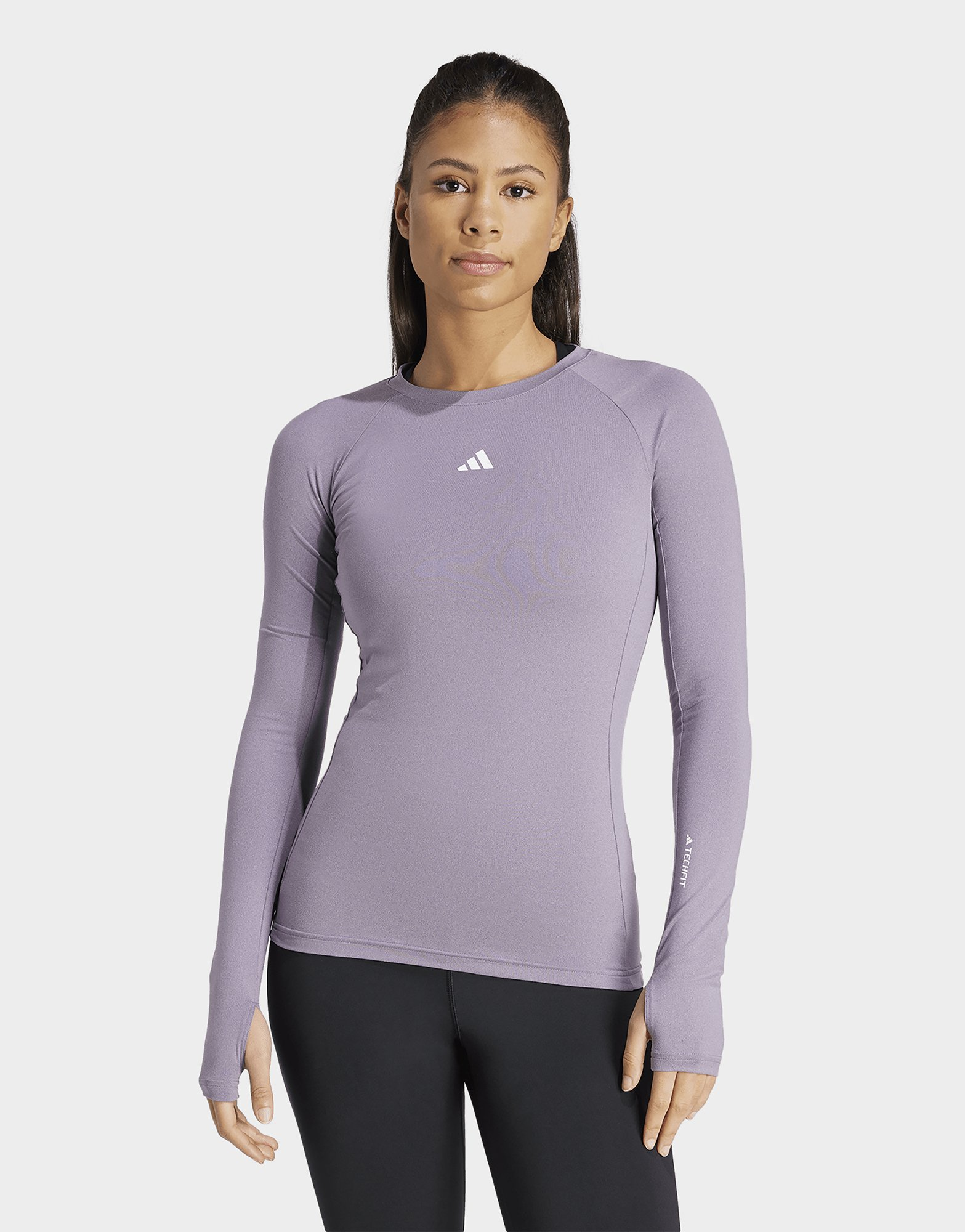 adidas Haut d'entraînement à manches longues Techfit