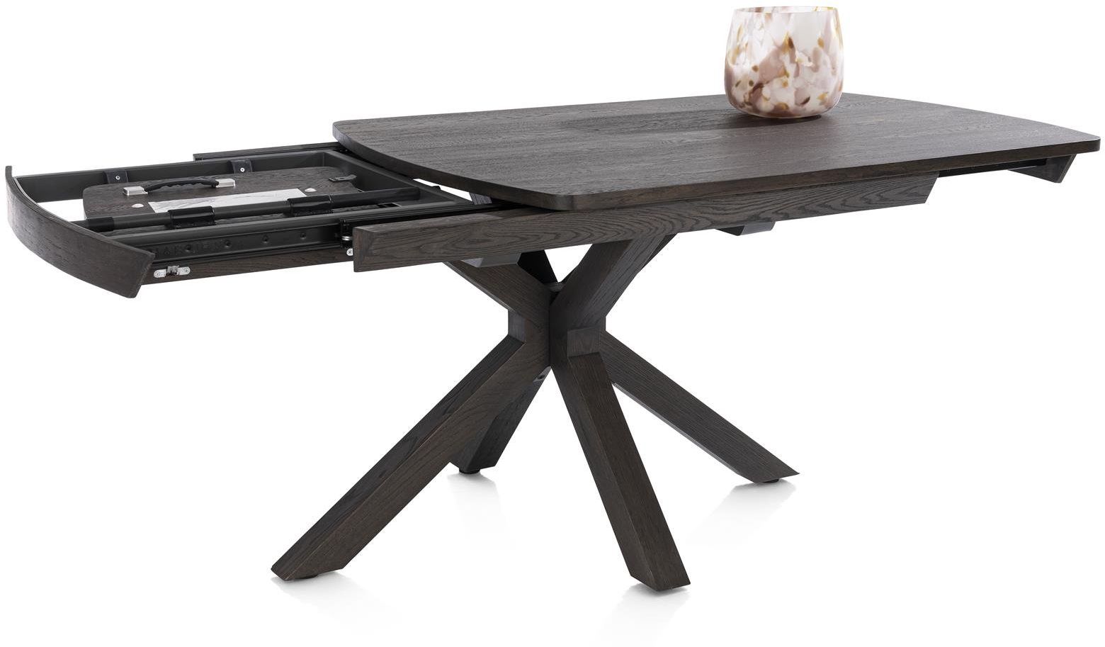 Henders en Hazel Nyon Uitschuiftafel Basalt 140cm