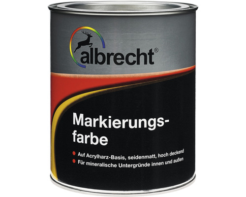 Albrecht markeerverf voor parkeerplaatsmarkering, wit, 750 ml
