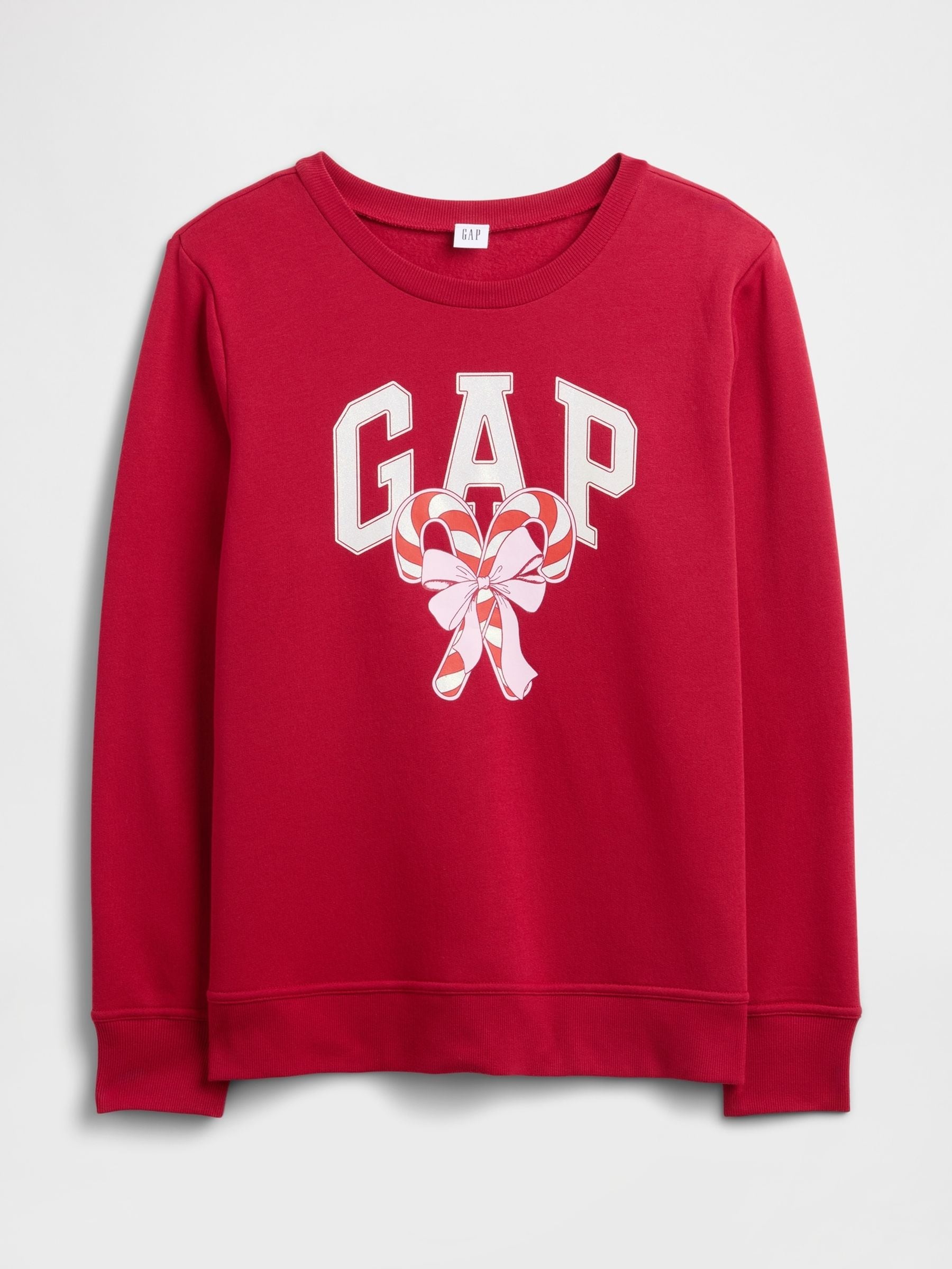 Rood - Gap - Relaxed sweatshirt met logo