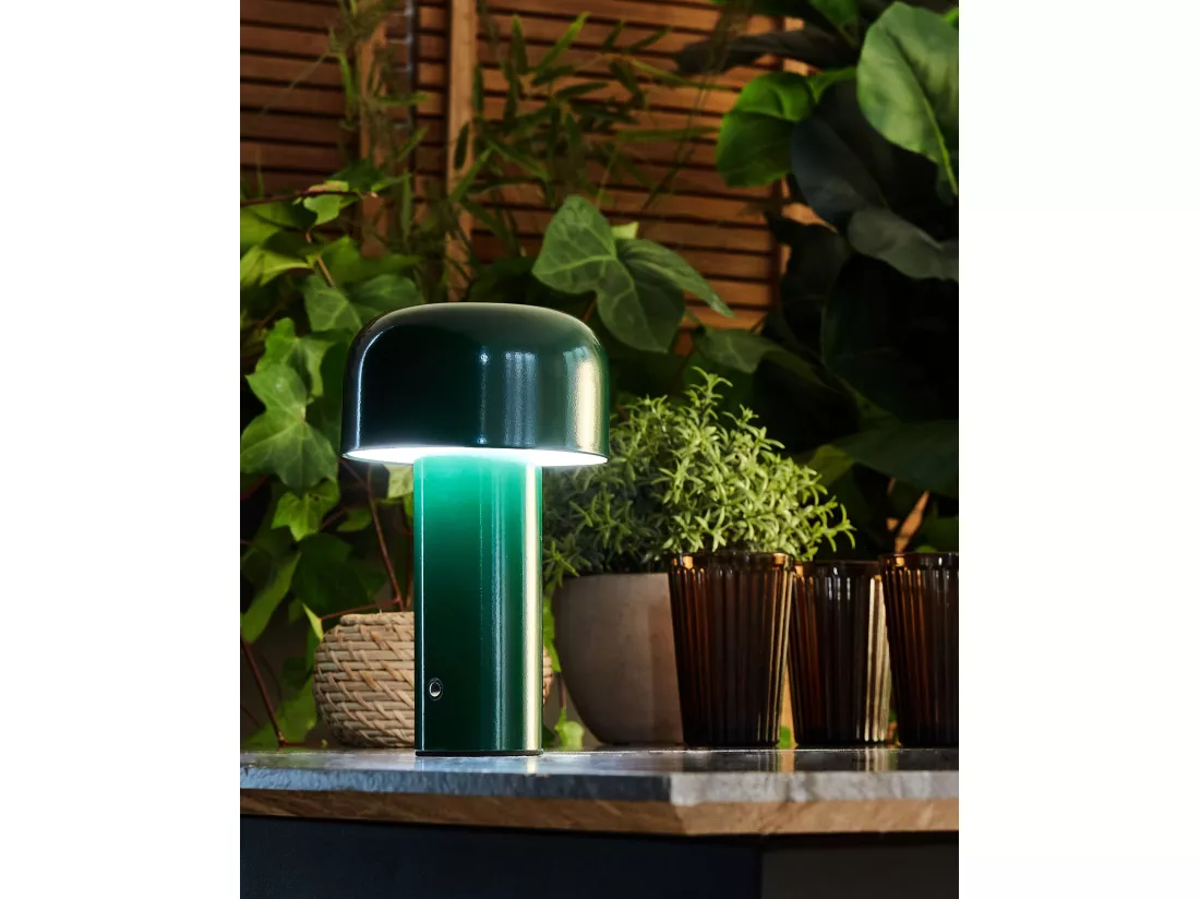 Lampe de table LED sans fil BESOS Avec variateur Métal Vert