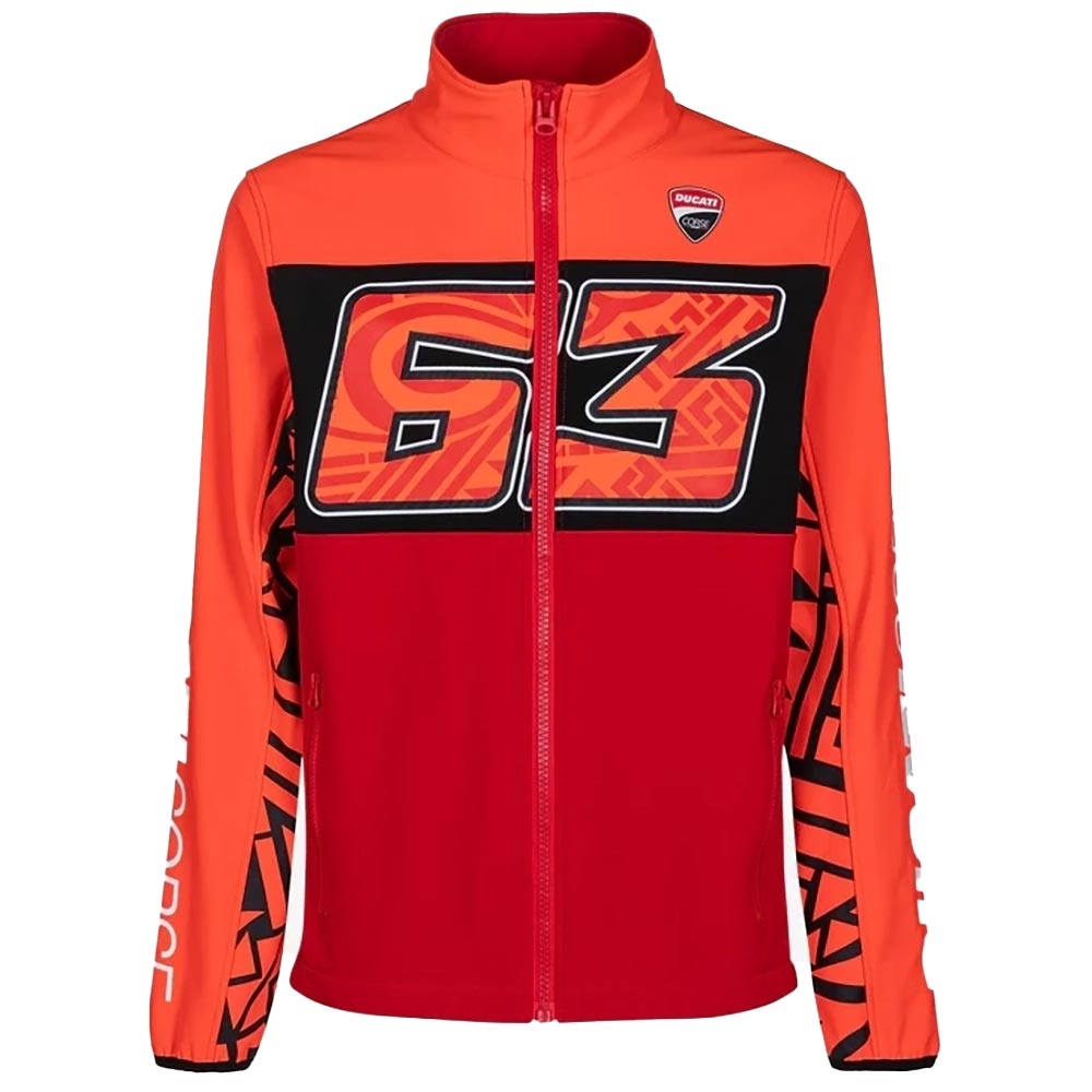 ducati - Veste zippée Bagnaia Red Rouge / Noir
