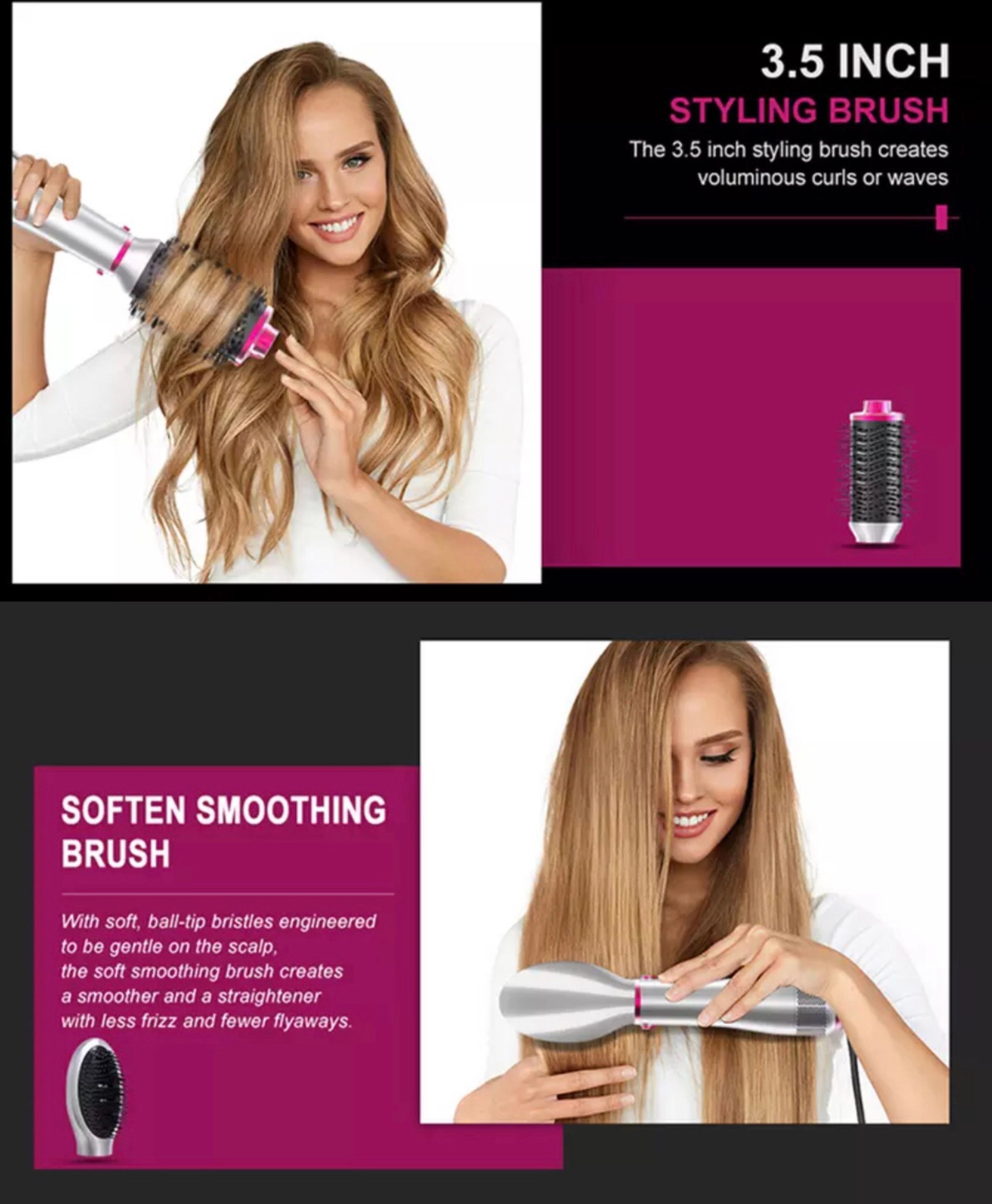 Lalano`S Cosmetics One Step Volumizer 4 In 1 Hairstylist