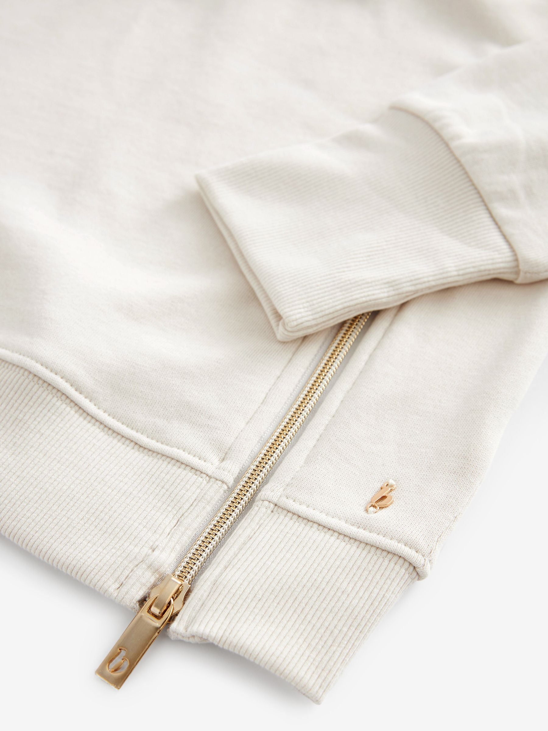 Crème - B by Ted Baker Longline Hoodie