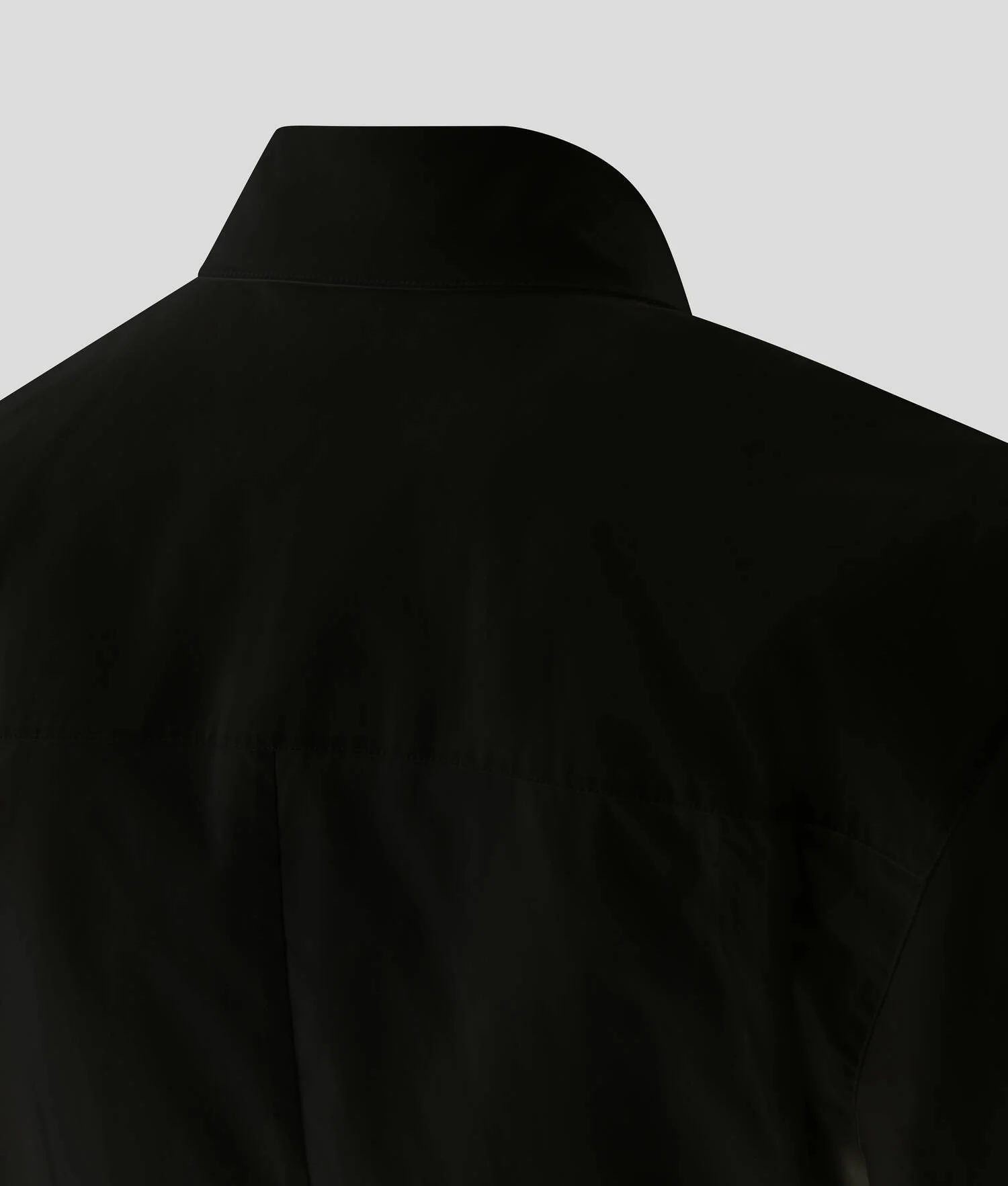 CHEMISE EN POPELINE COUPE CROPPED AVEC ANNEAU EN D