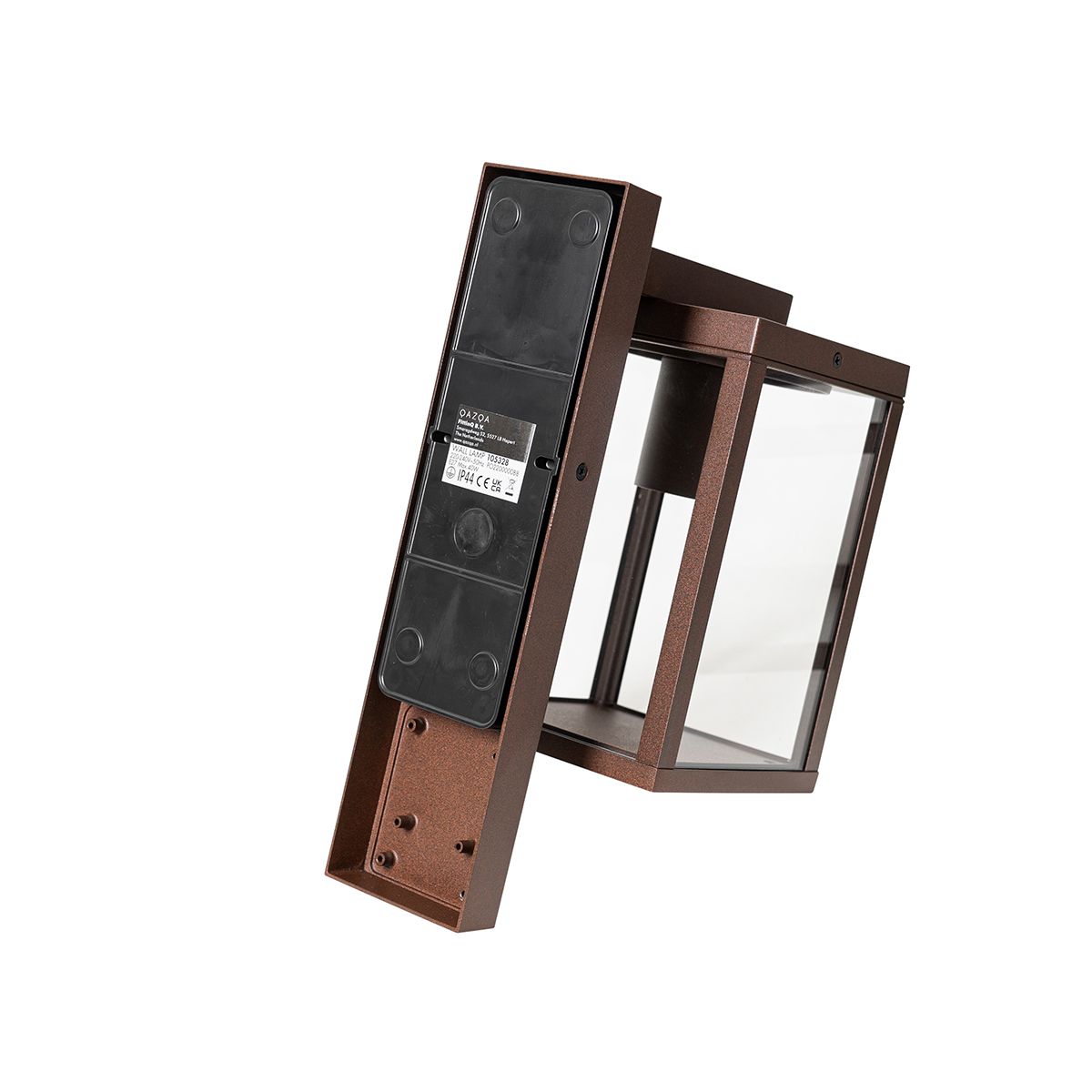 Smart buiten wandlantaarn roestbruin IP44 incl. Wifi ST64 - Charlois