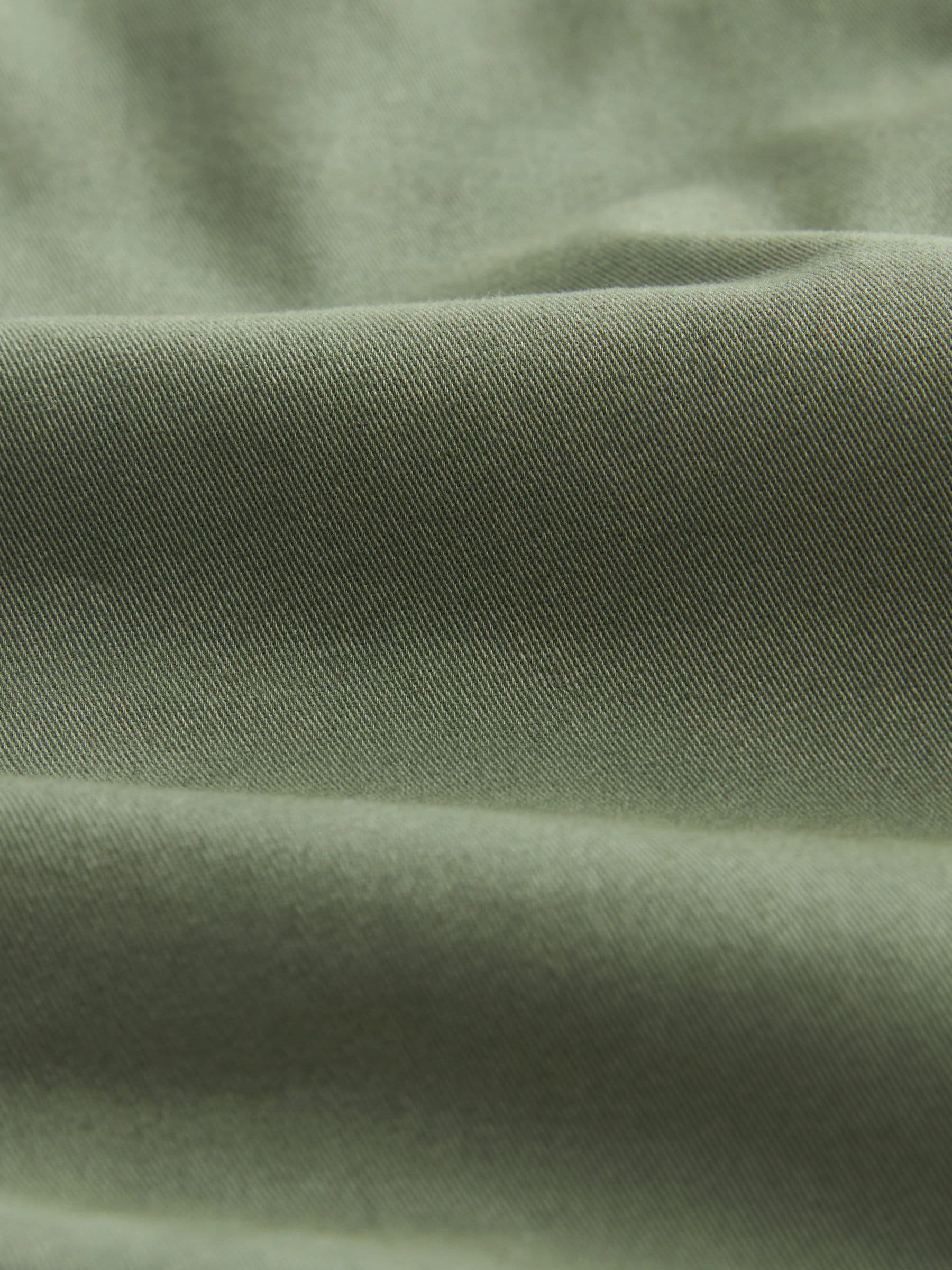 Grijs-groen - Straight fit - Chinoshort met stretch
