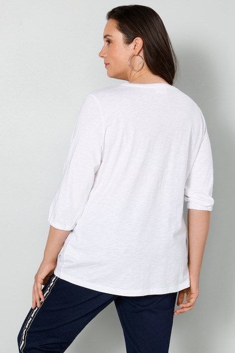 T-Shirt, Druck, 3/4-Ärmel