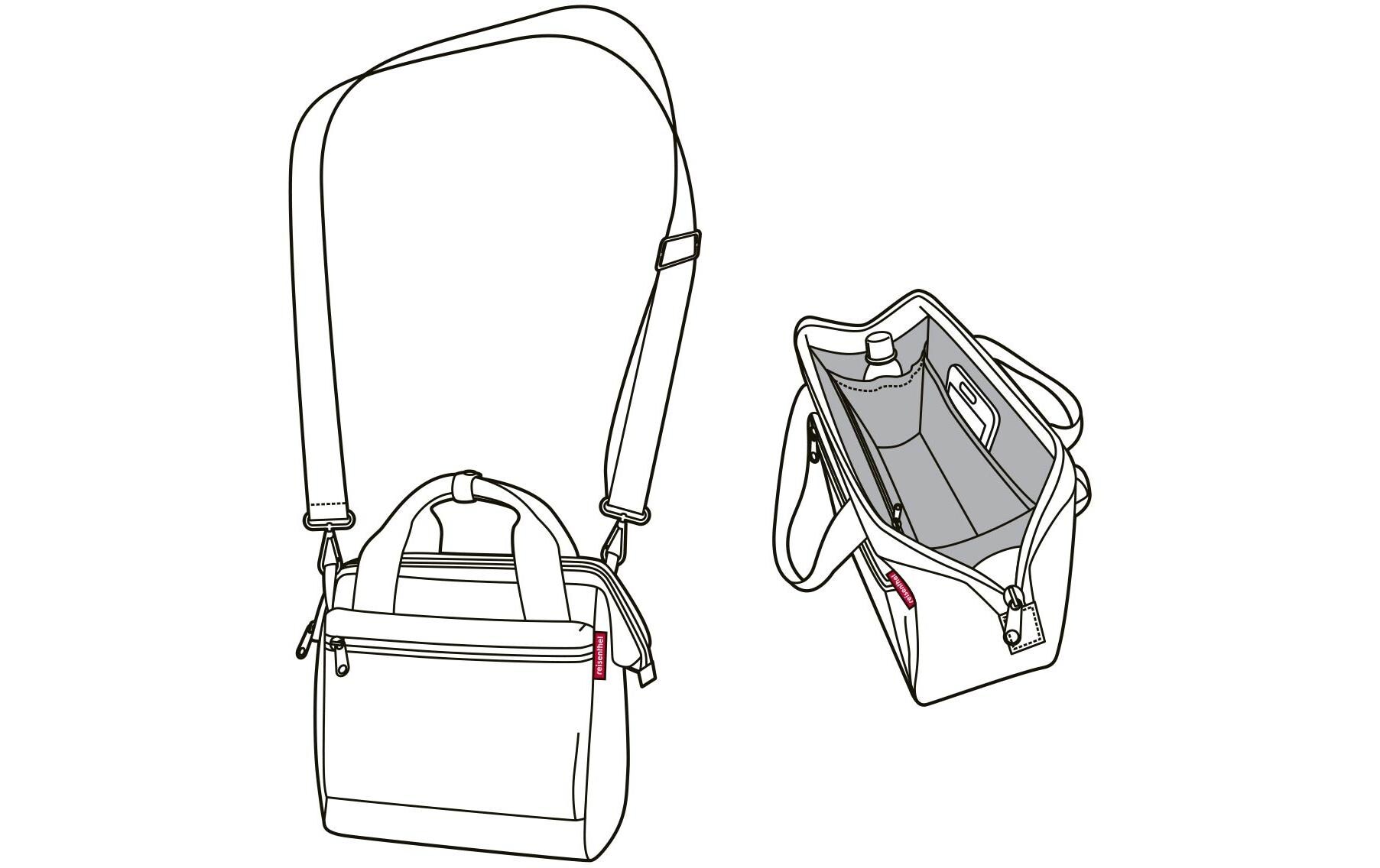 Umhängetasche Allrounder Cross DotsCrossbody Bag für jeden Tag