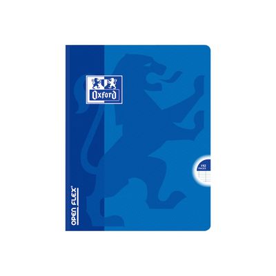 Oxford Openflex - Cahier polypro broché 17 x 22 cm - 192 pages - grands carreaux (Seyes) - disponible dans différentes couleurs