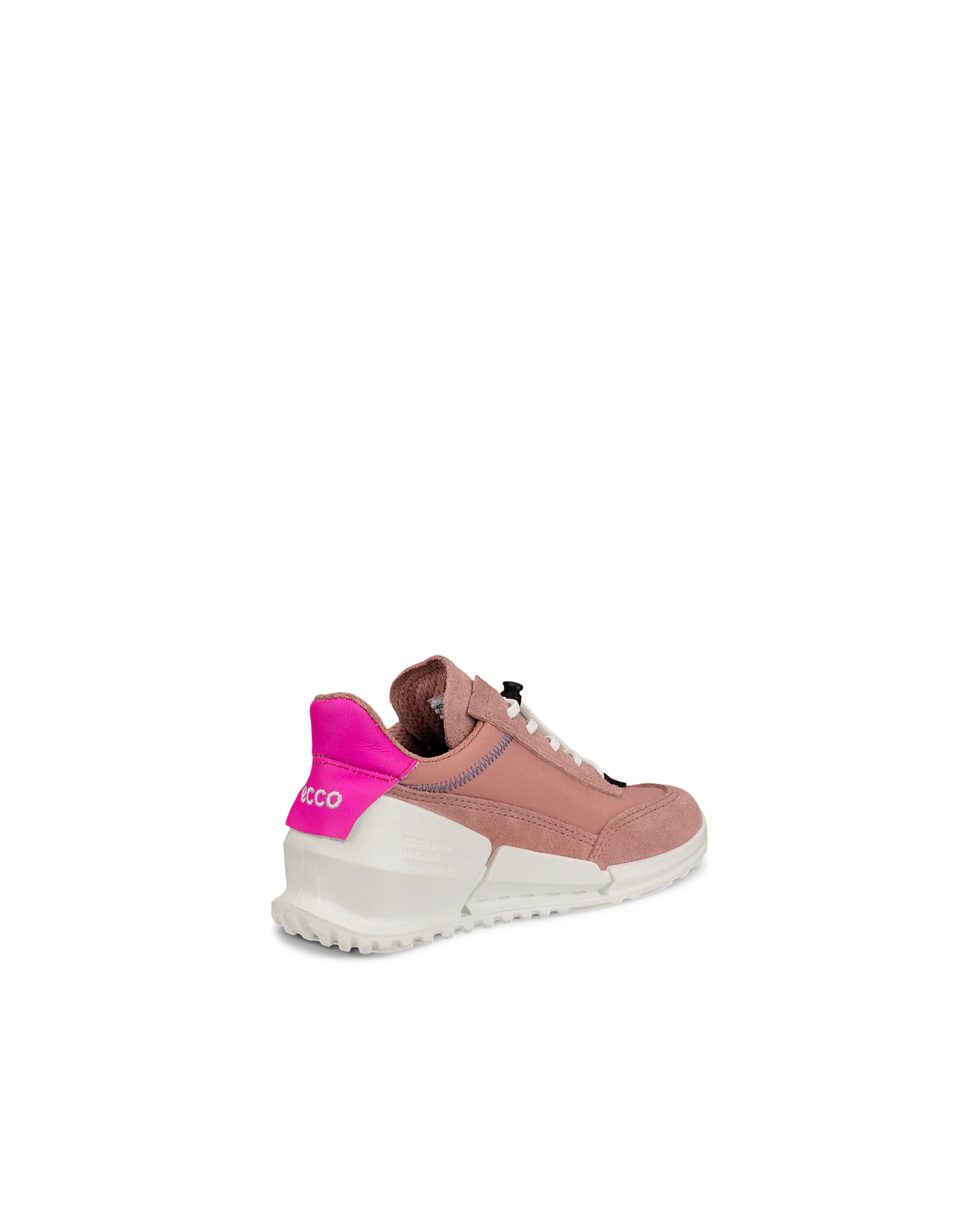 ECCO BIOM K1 Kinder Sneaker aus Veloursleder mit Gore-Tex Pink