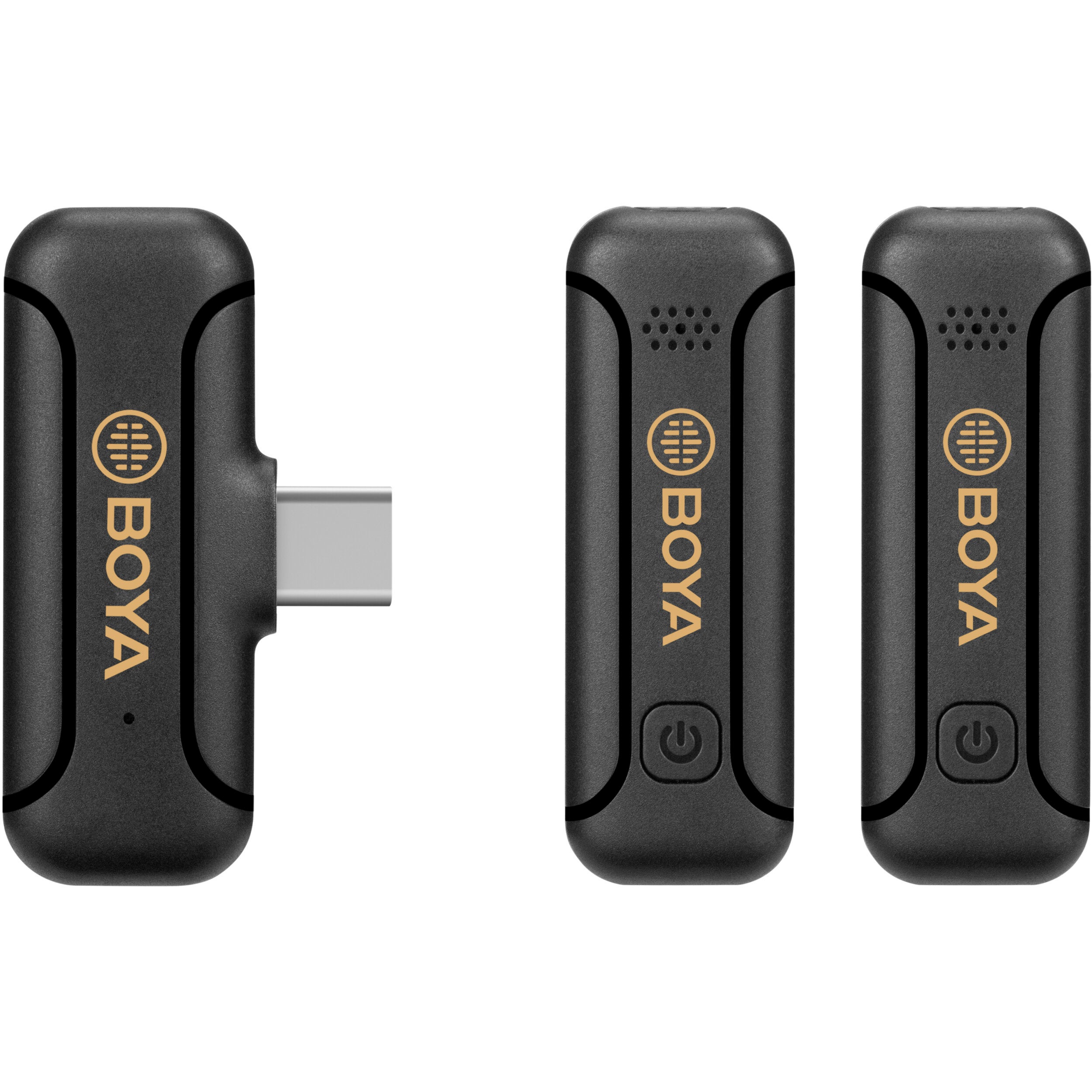Boya BY-WM3T2-U2 tweekanaals draadloze dasspeldmicrofoon (usb-C)