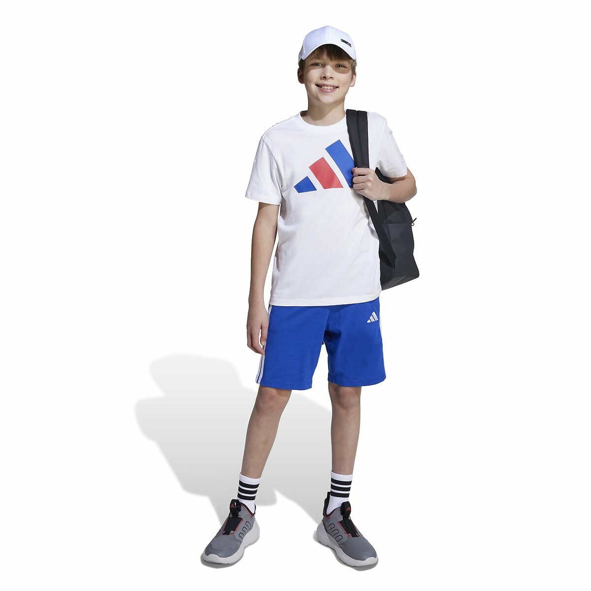 ADIDAS ROUPAS ESPORTIVAS<br>Camiseta de manga curta em algodão