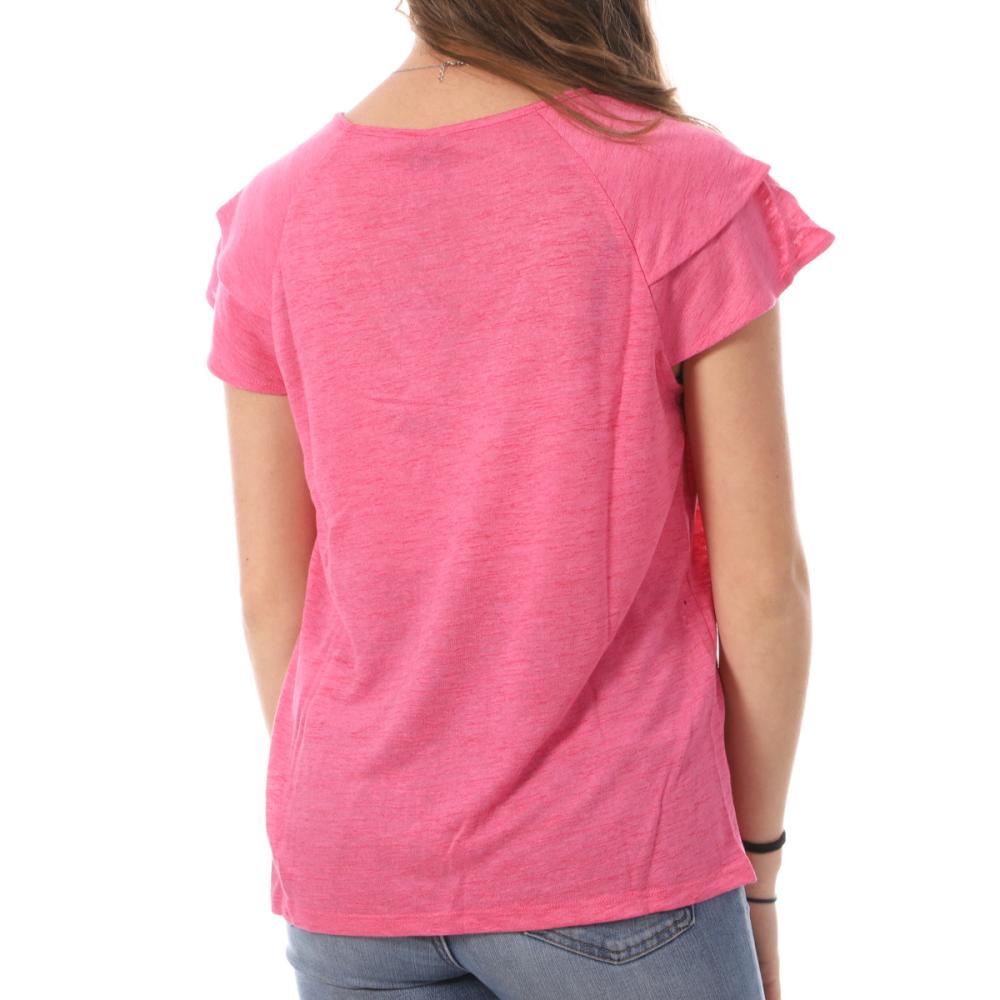 Vero Moda T-shirt Rose Femme Vero Moda Lina
