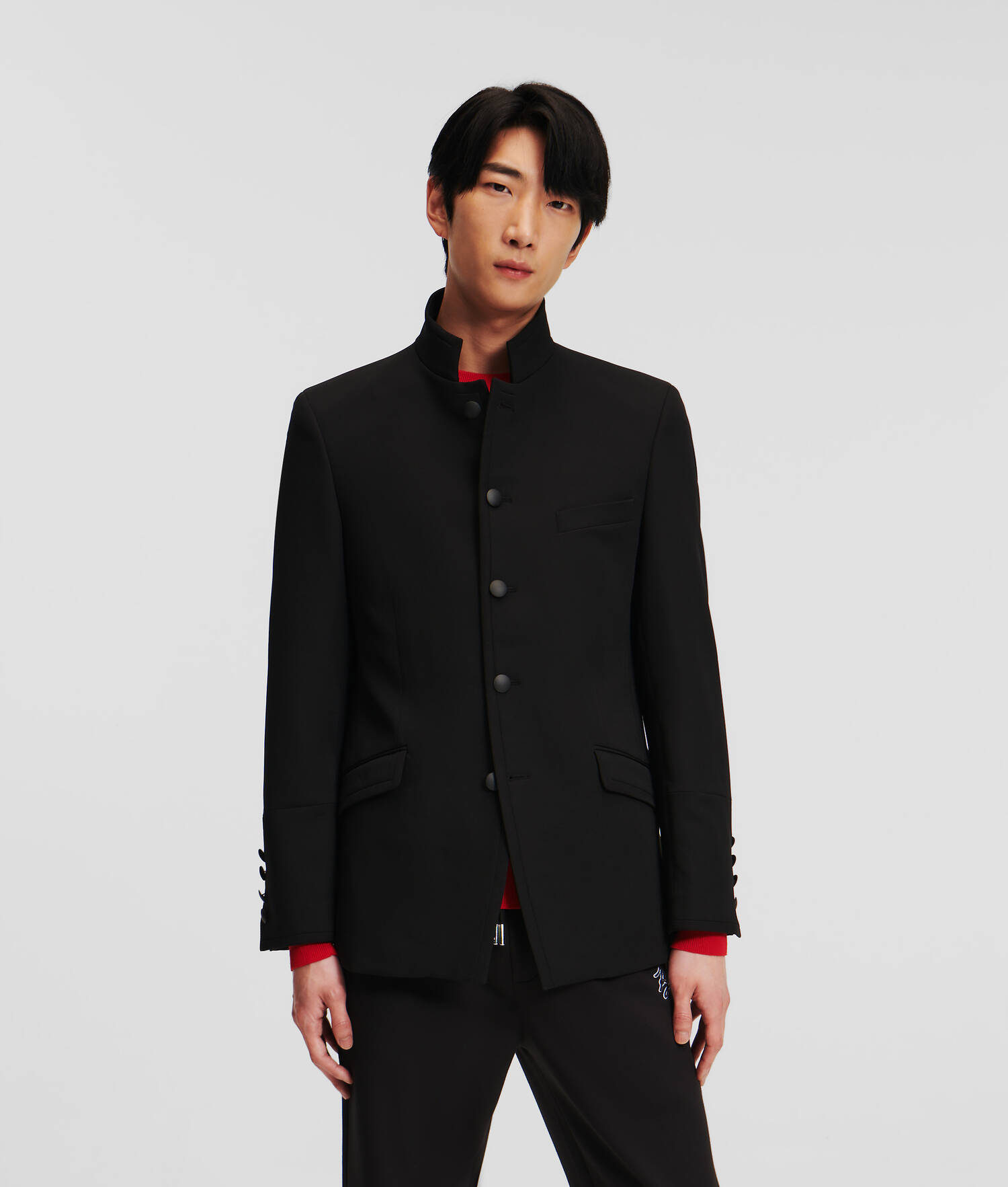 VESTE À COL MONTANT