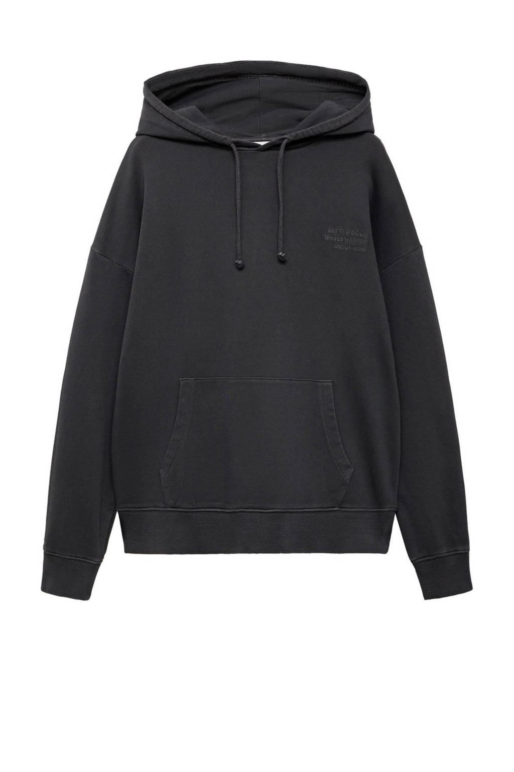 MANGO TEEN hoodie antraciet