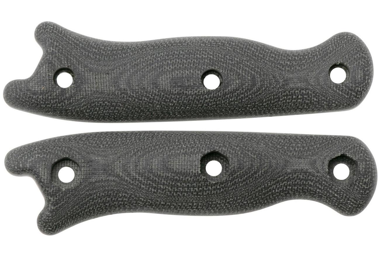 KA-BAR Short Becker Handle Scales BK16BLKHNDL zwart micarta, greepdelen