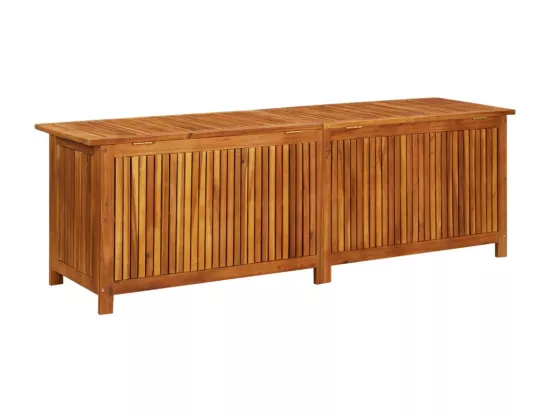 Boîte de rangement de jardin 175x50x58 cm Bois d'acacia solide