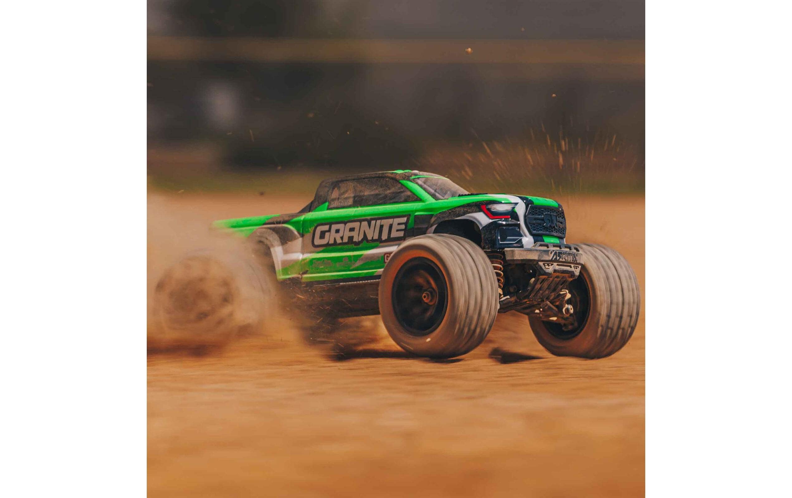 Monster Truck Granite Grom Mega 380 Grün, RTR, 1:18<br>Robuster 4wd mini Monstertruck mit Spektrum Technik