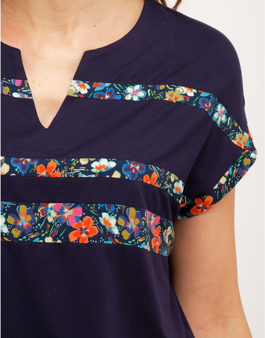 T-shirt bleu marine