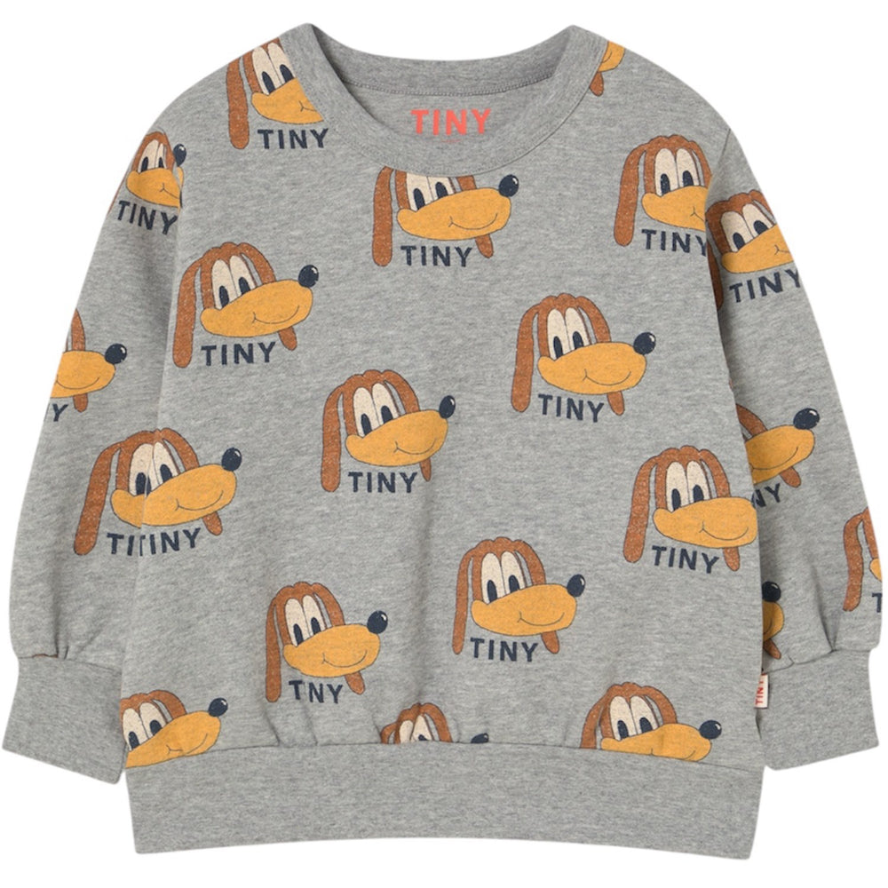 Køb TinyCottons Medium Grey Heather Dogs Sweatshirt