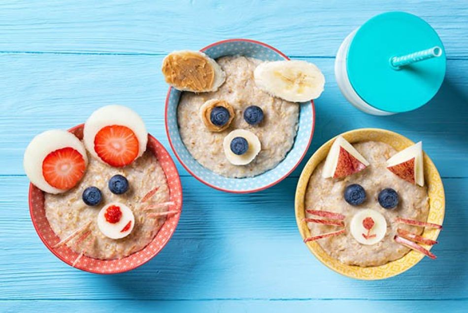 Havermoutpap met fruit