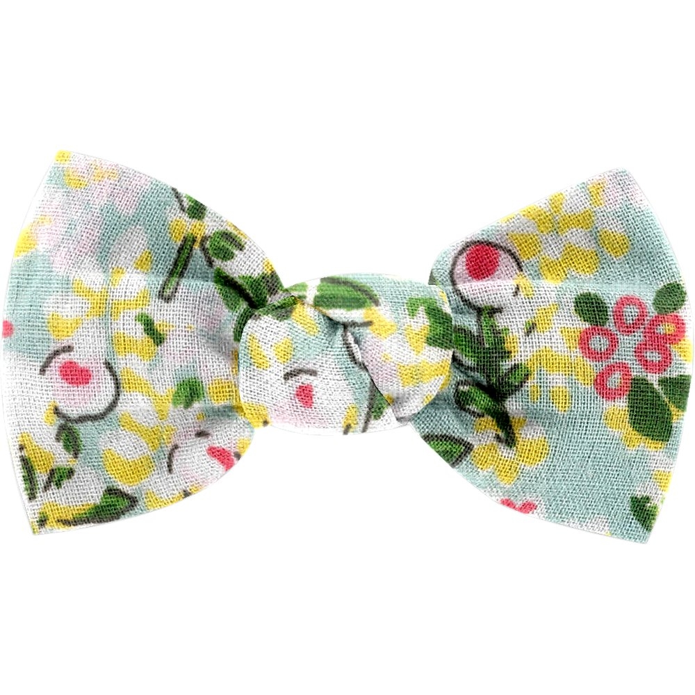 Barrette Petit Noeud Baie Mentholée