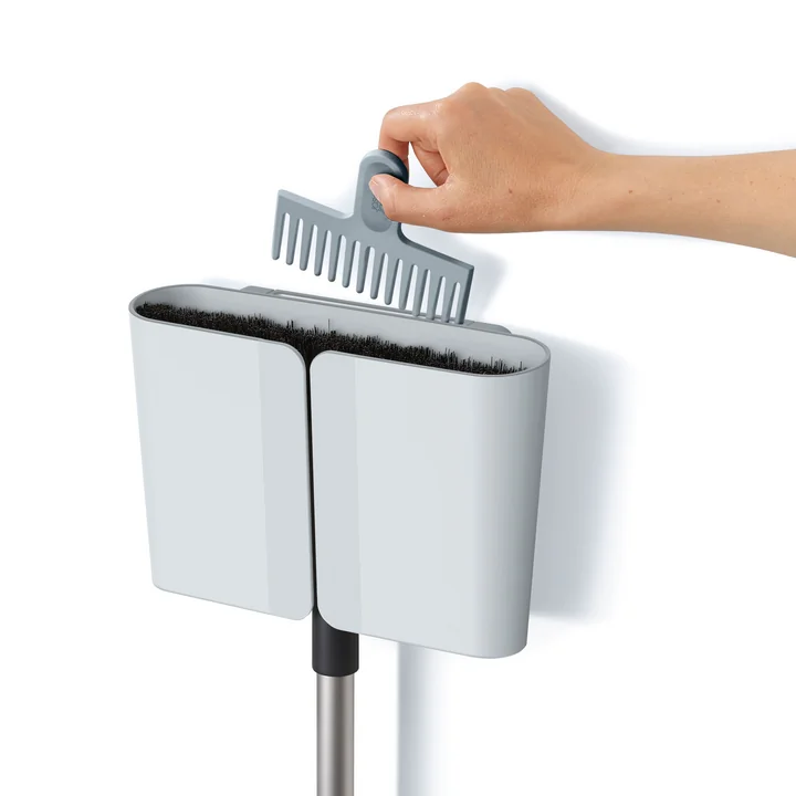Joseph Joseph - CleanStore Besen, langborstig, blau