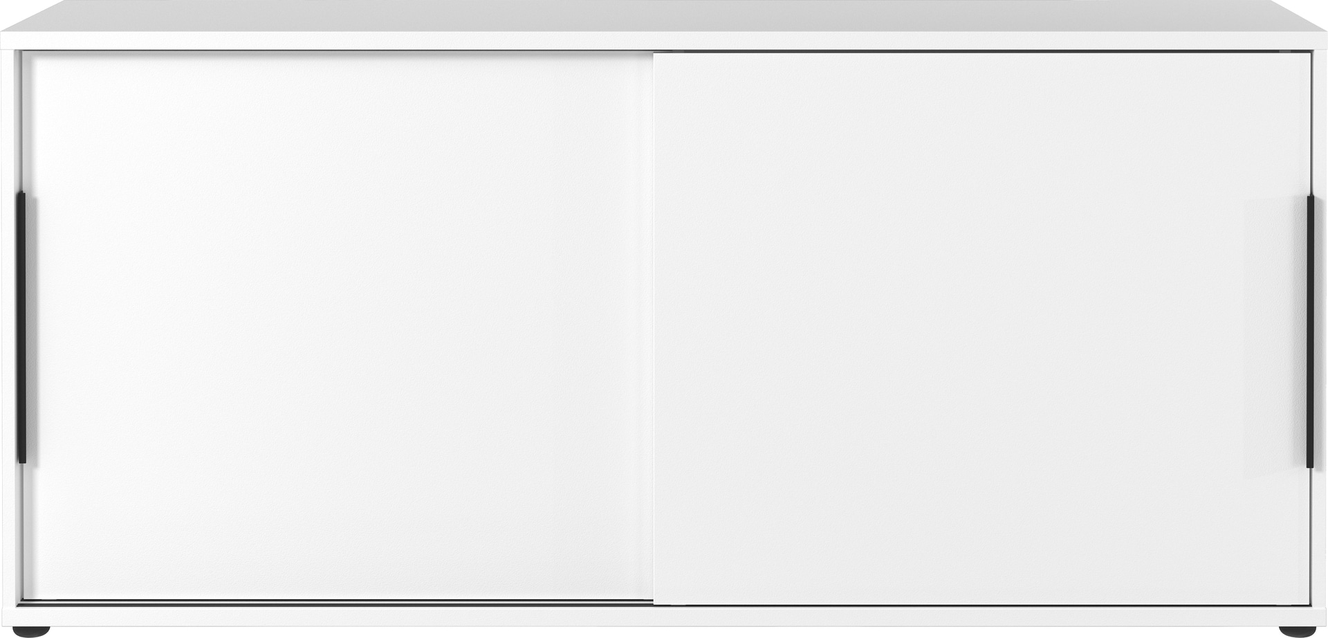 Schiebetürenschrank LORENZ 160x74x40 cm weiß