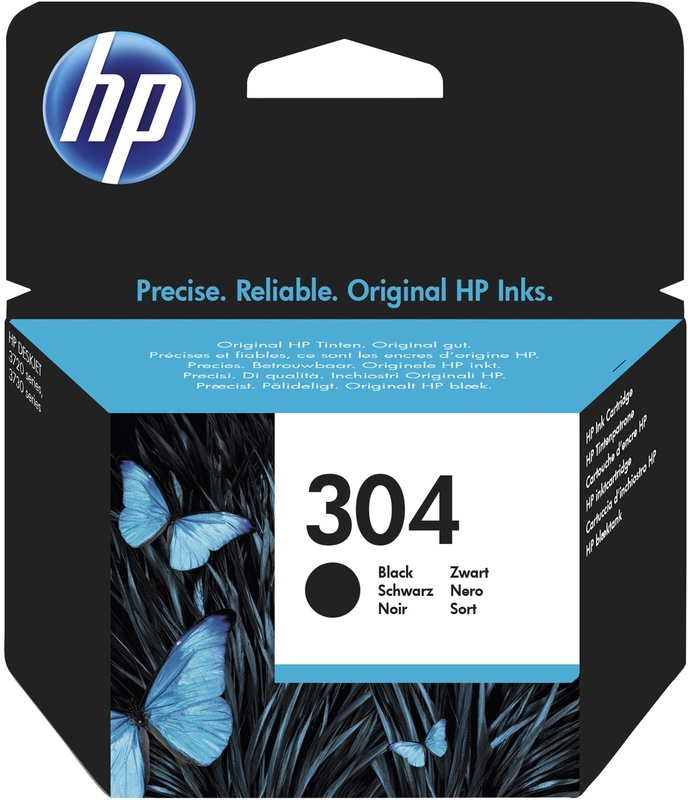 HP 304 Tintenpatrone, schwarz
