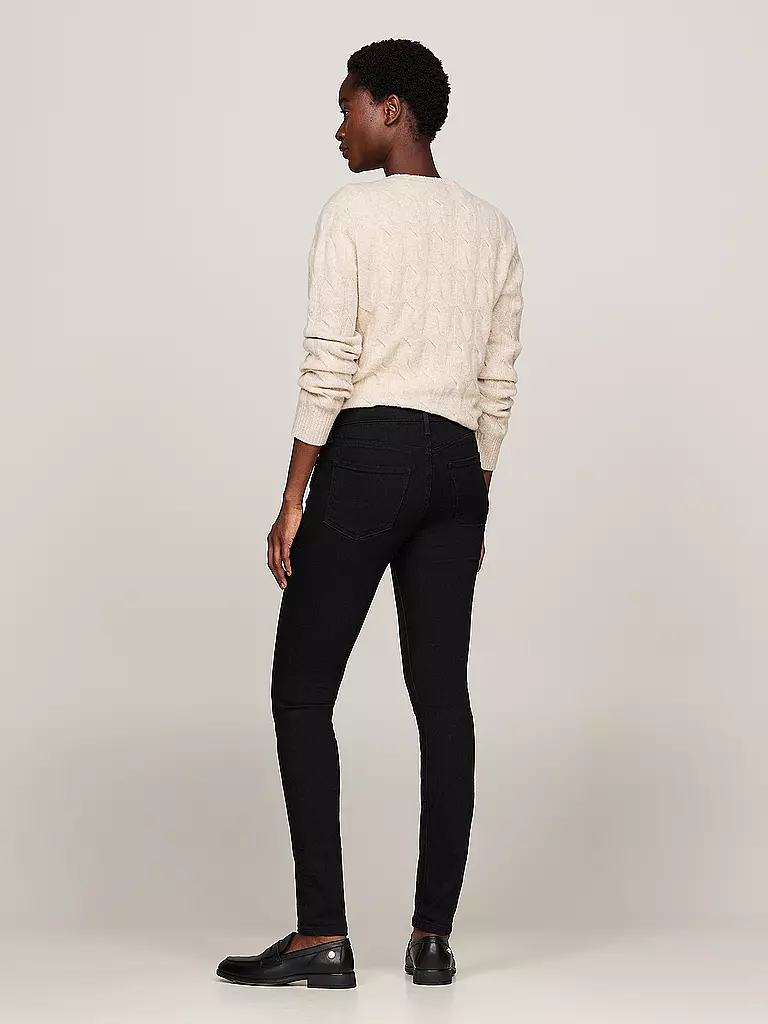 TOMMY HILFIGER Jeans Skinny Fit COMO schwarz
