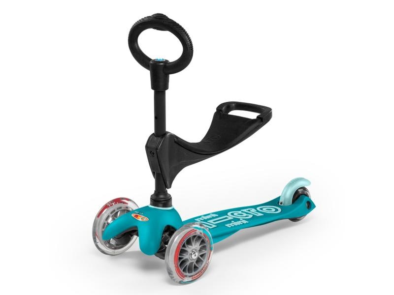 Micro Mobility Kickboard 3in1 Deluxe Aqua Kickboard mit Sitz