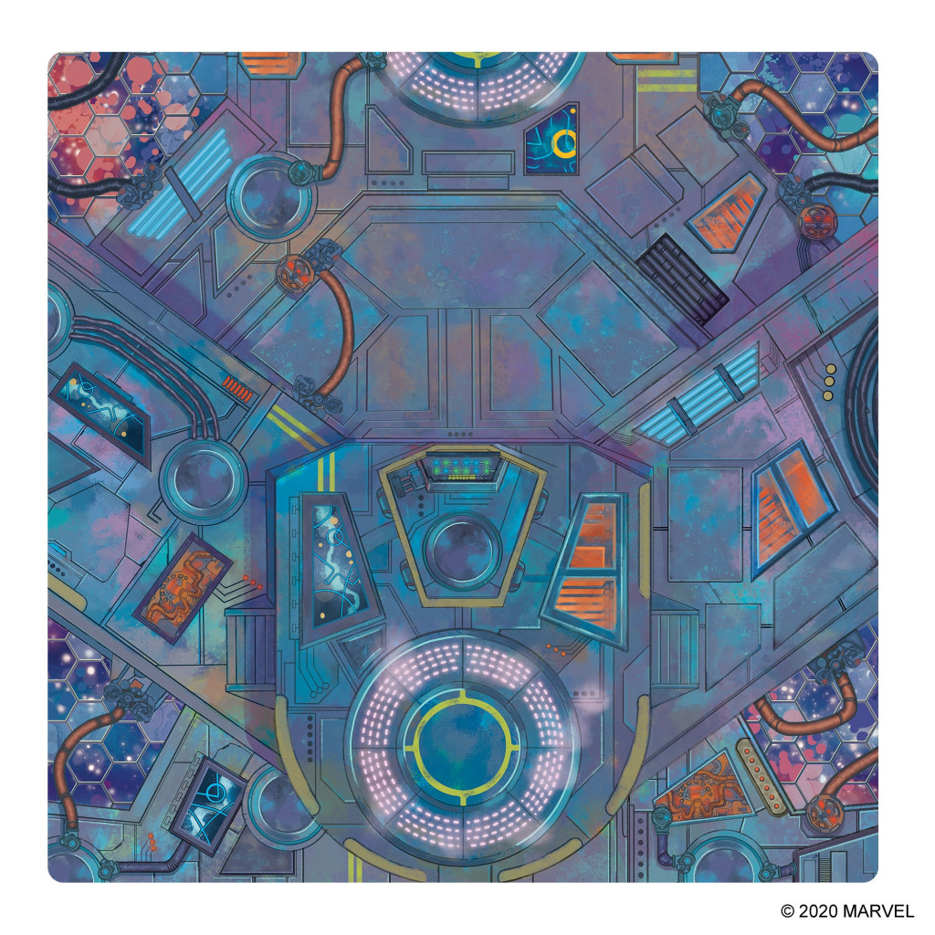 Unit Marvel Crisis Protocol : Spaceport Showdown Game Mat