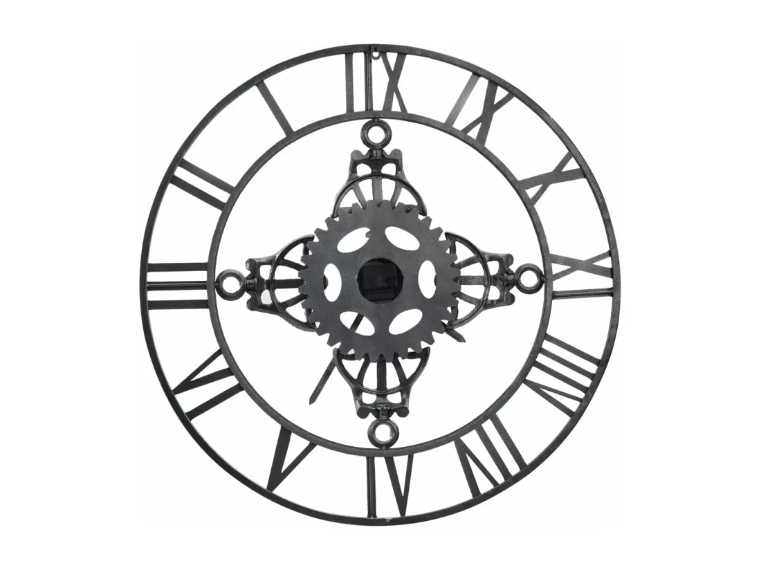 Horloge murale Argenté 78 cm Métal