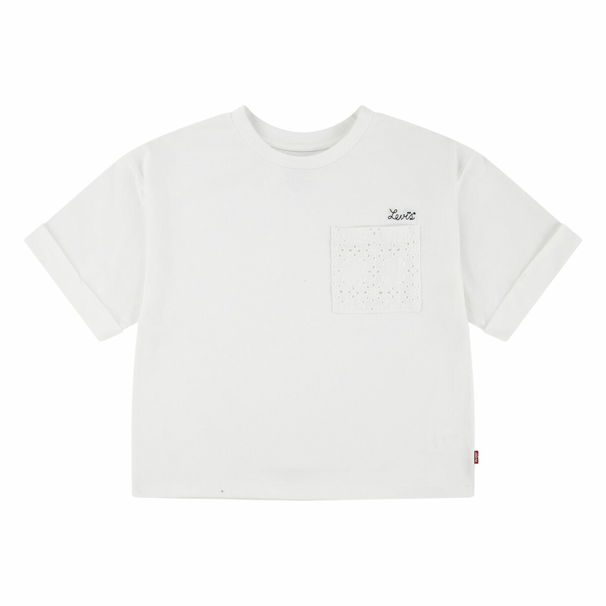 Camiseta infantil LEVI'S com bolso bordado