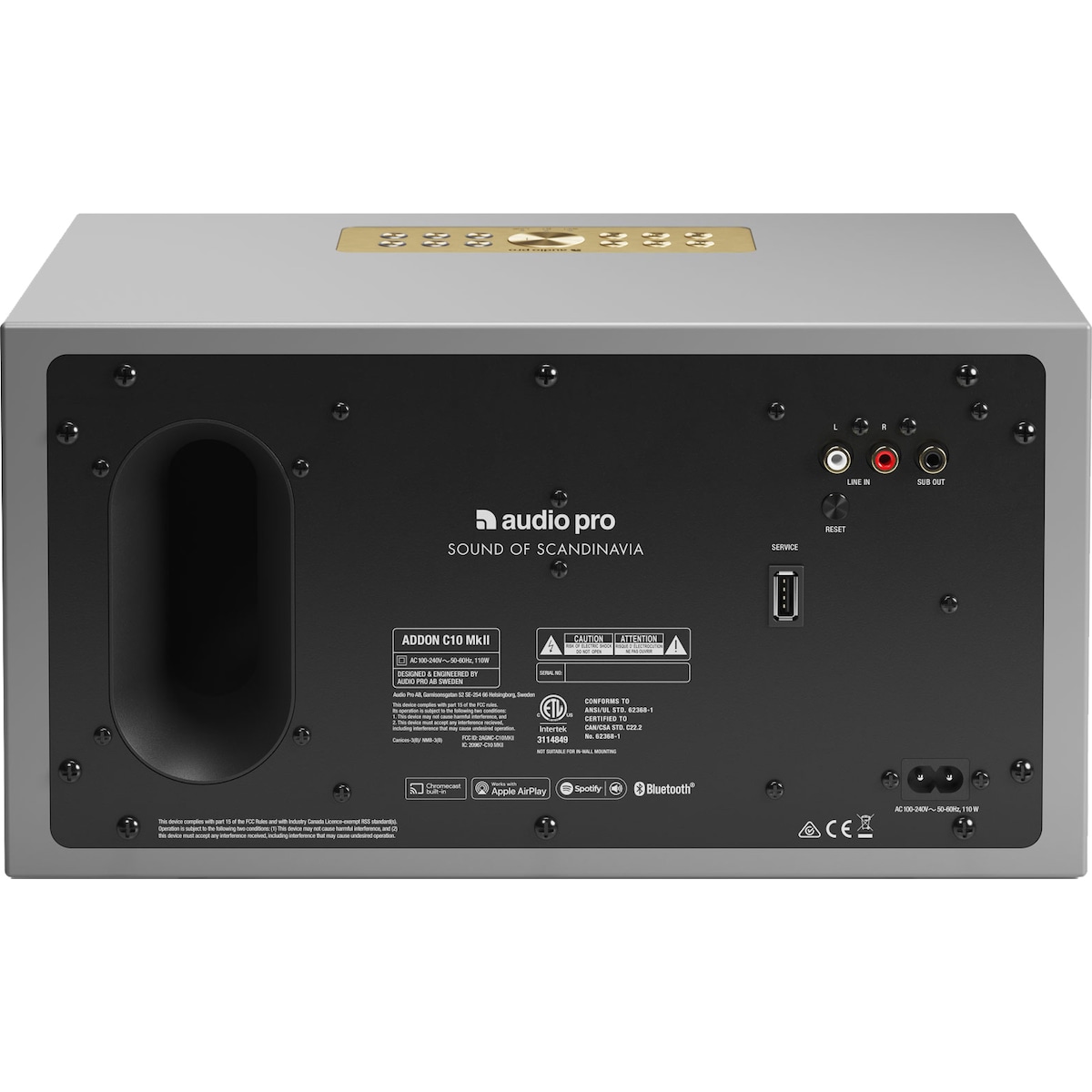 Audio Pro Addon C10 MkII aktiv høyttaler (grå)