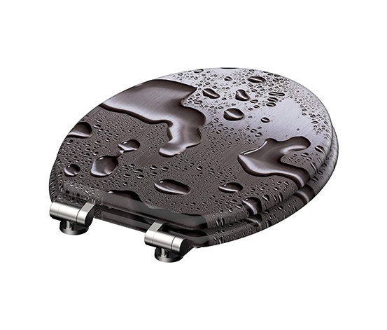 SCHÜTTE MDF-WC-Sitz »Grey Steel«