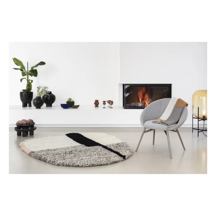Ames Tapis rond Nudo | Rose