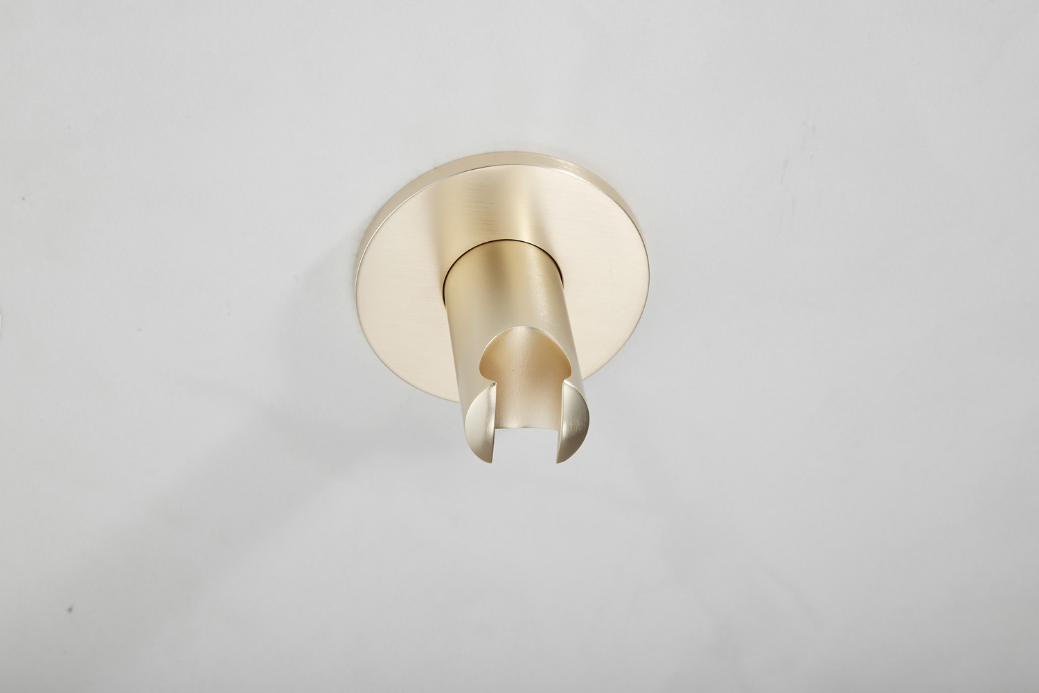 Saniclear Plus handdouche houder geborsteld messing mat goud