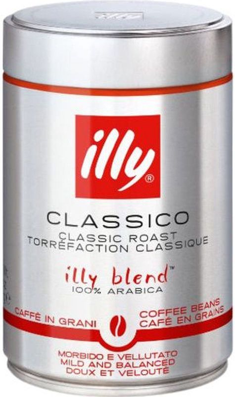 Illy - Classico - Koffiebonen - 6 x 250g - 100% Arabica - Medium Gebrand