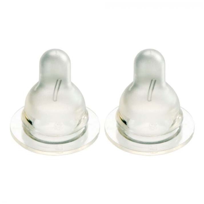 Difrax flessenspeen Natural maat Small - 2 stuks transparant