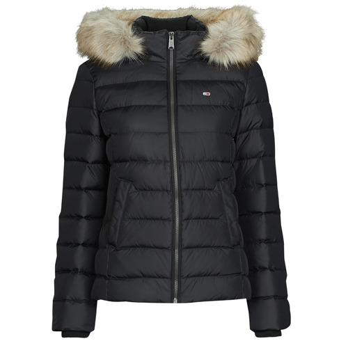 Tommy Jeans - TJW BASIC HOODED DOWN JACKET - Noir