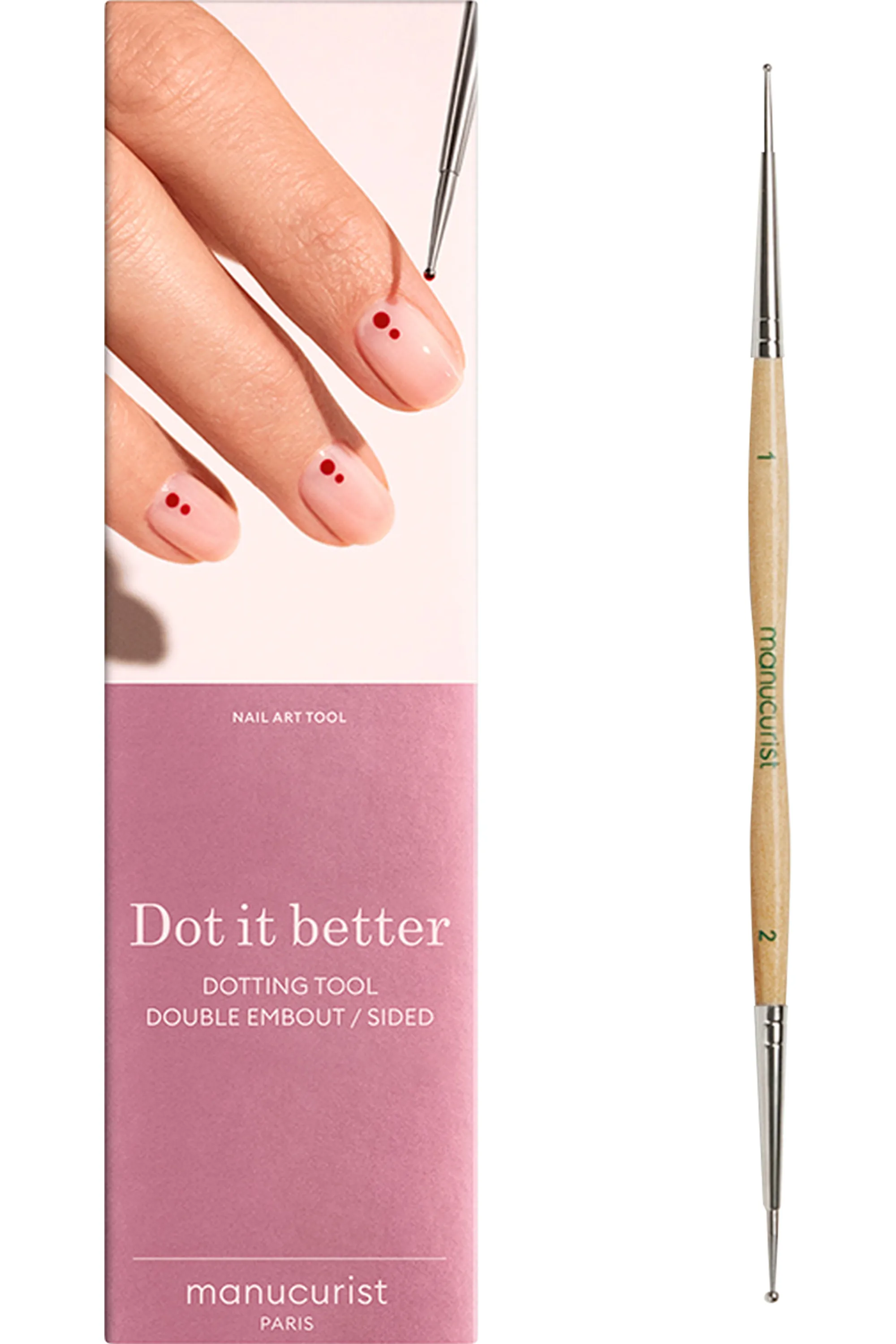 Manucurist Outil nail art double embout Dotting Tool