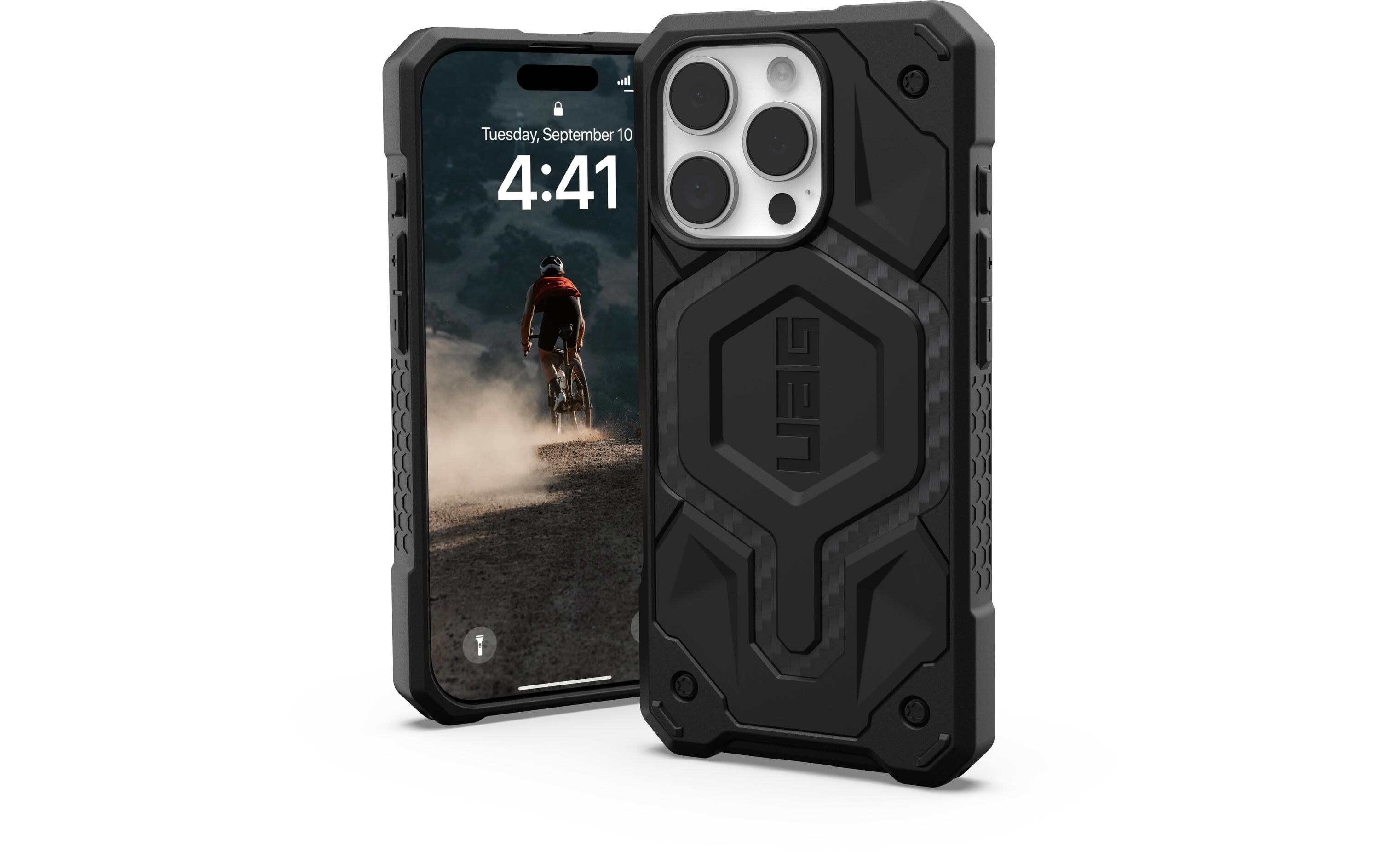 Back Cover Monarch iPhone 16 Pro Carbon FiberSchutzhülle für das Apple iPhone 16 Pro