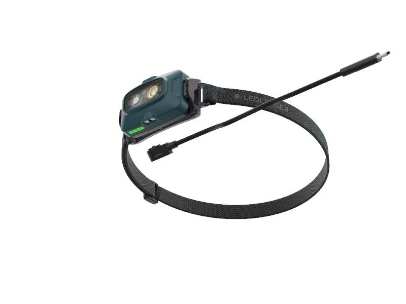 LED LENSER Stirnlampe HF4R Core Grün Wasserfeste Kopflampe
