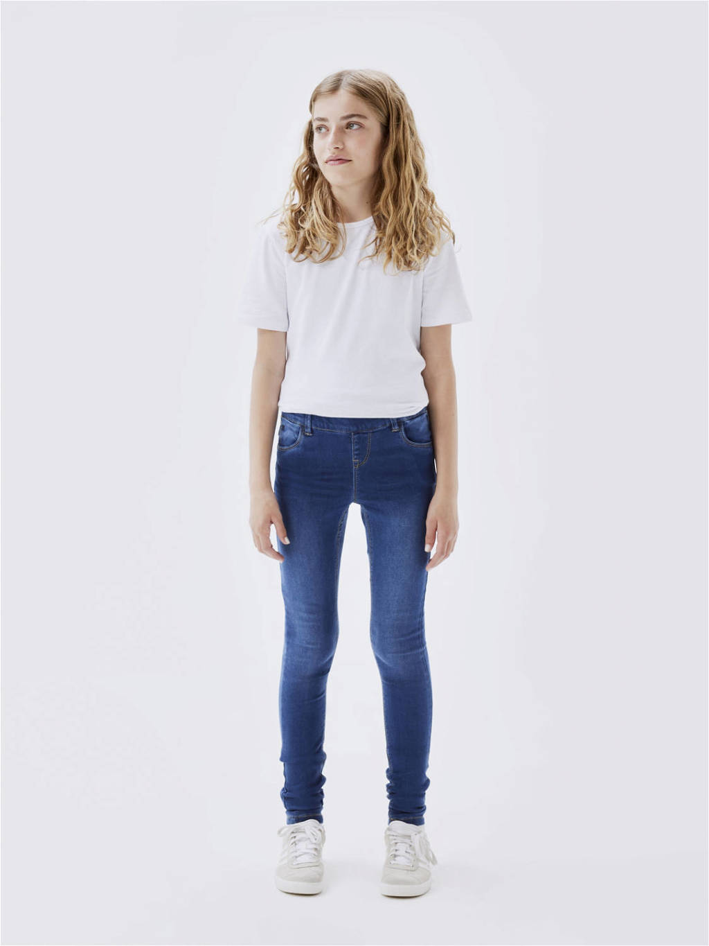 NAME IT skinny jeans NKFPOLLY dark blue denim